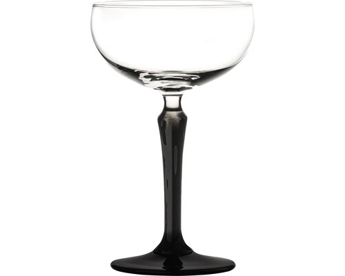 ONIS Glassware Champagne & cocktail coupe 24,5 cl  SPKSY met zwarte voet