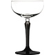 ONIS Glassware Champagne & cocktail coupe 24,5 cl  SPKSY met zwarte voet