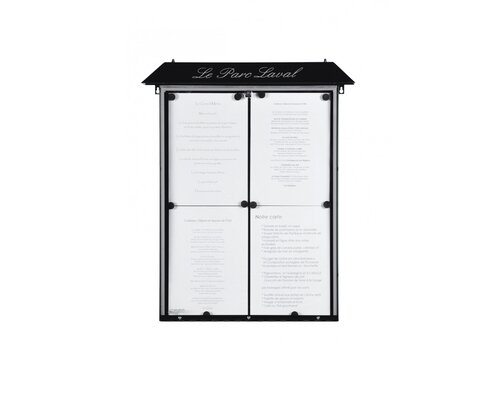 M&T Menuvitrine 4 x A4