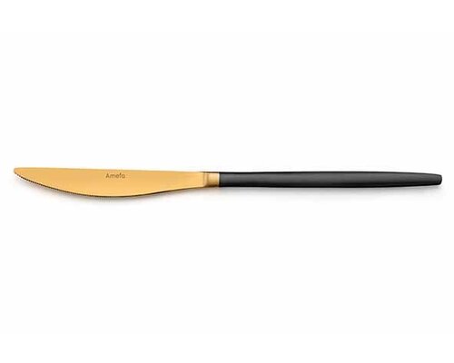 AMEFA Table knife " Soprano " black & gold PVD