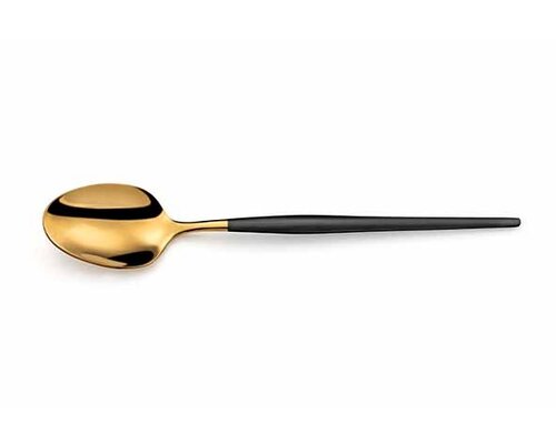 AMEFA Coffee- & tea spoon " Soprano " black & gold PVD