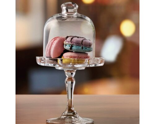 M & T  Mini dessert & pastry stand with dome