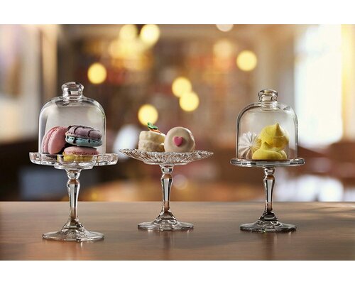 M & T  Mini dessert & patisserie schotel met klok