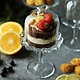 M & T  Mini dessert & patisserie schotel met klok
