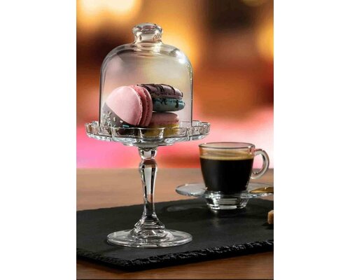 M & T  Mini dessert & pastry stand with dome