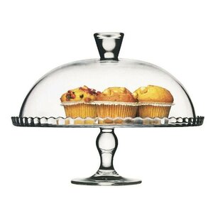 M & T  Dessert & pastry stand with dome