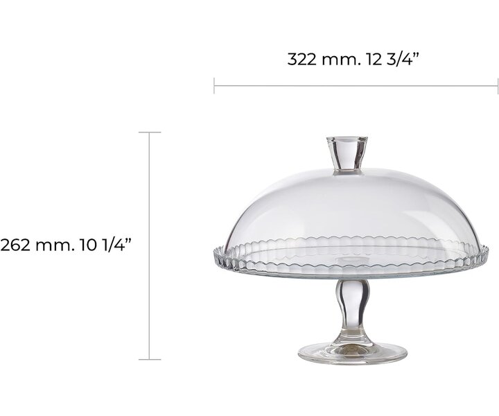 M&T Dessert & pastry stand with dome