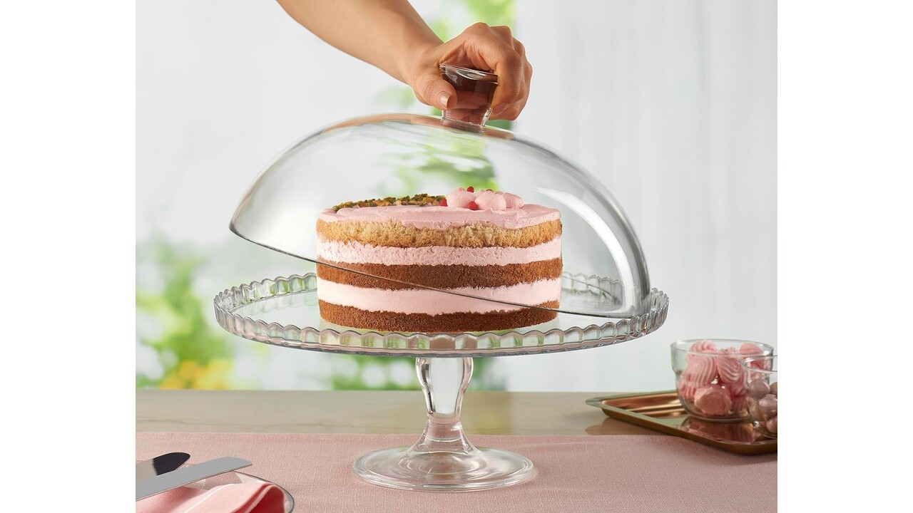 Mini dessert & pastry stand with dome M&T International Hotel