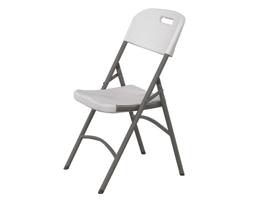 M&T Opklapbare stoel wit