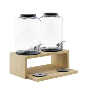 Juice & beverage dispenser 2 x 7 liter