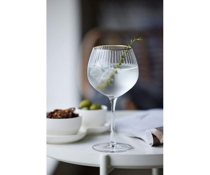 LYNGBY Gin & Tonic glas 65 cl  " Palermo Gold "