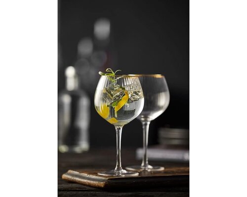 LYNGBY Gin & Tonic glas 65 cl  " Palermo Gold "