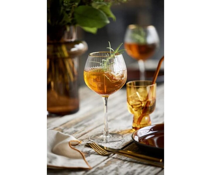 LYNGBY Gin & Tonic glass 65 cl  " Palermo Gold "