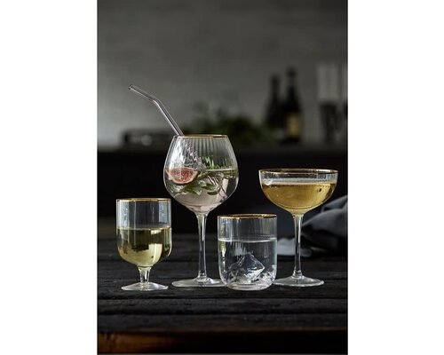 LYNGBY Gin & Tonic glass 32 cl  " Palermo Gold "