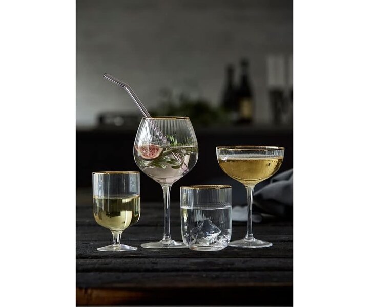 LYNGBY Gin & Tonic glass 32 cl  " Palermo Gold "