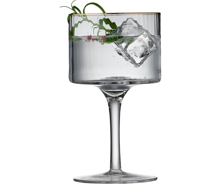 LYNGBY Gin & Tonic glas 32 cl  " Palermo Gold "