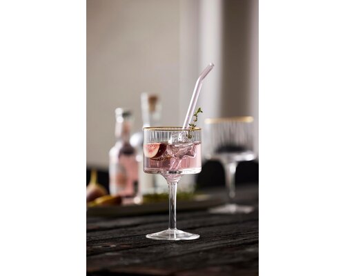 LYNGBY Gin & Tonic glas 32 cl  " Palermo Gold "