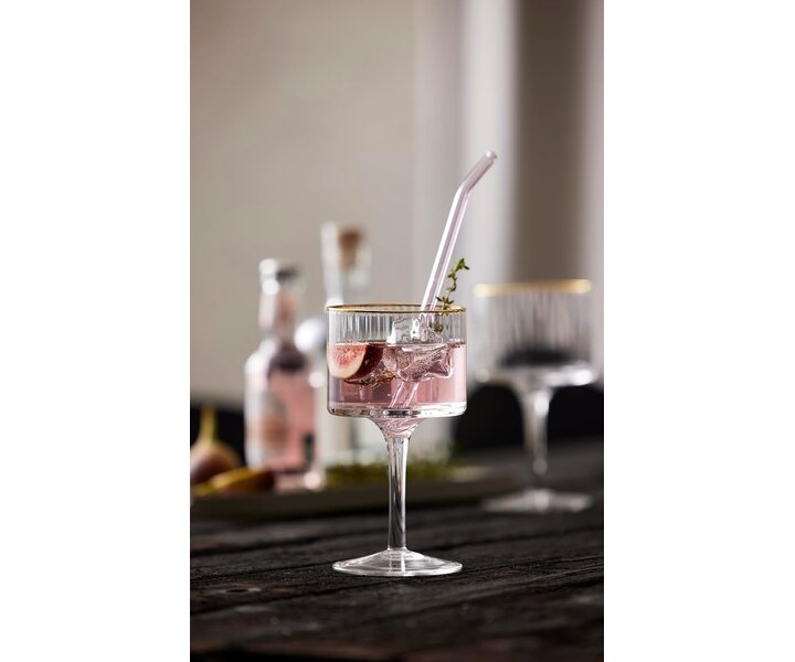 LYNGBY Gin & Tonic glass 32 cl  " Palermo Gold "