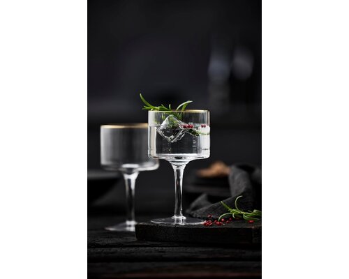 LYNGBY Gin & Tonic glas 32 cl  " Palermo Gold "