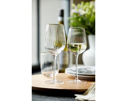 LYNGBY Verre à vin 40 cl   " Palermo Gold "