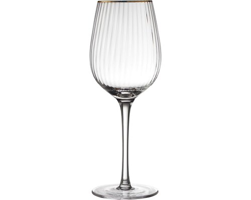 LYNGBY Verre à vin 30 cl   " Palermo Gold "