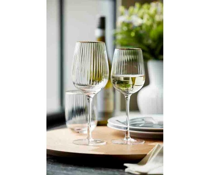 LYNGBY Wijnglas 30 cl  " Palermo Gold "