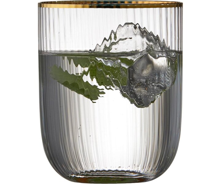 LYNGBY Water tumbler 30 cl   " Palermo Gold "