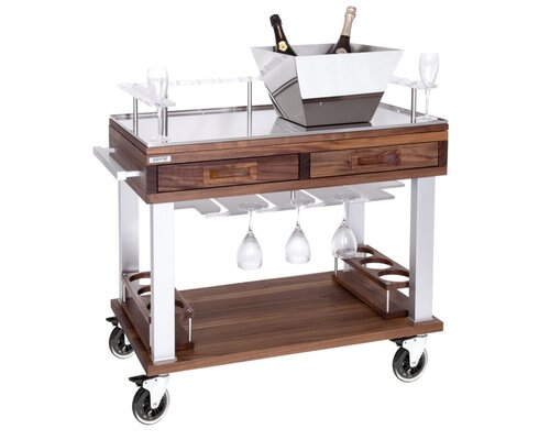 ZEPé Bar & Champagne serving trolley  " Nature "