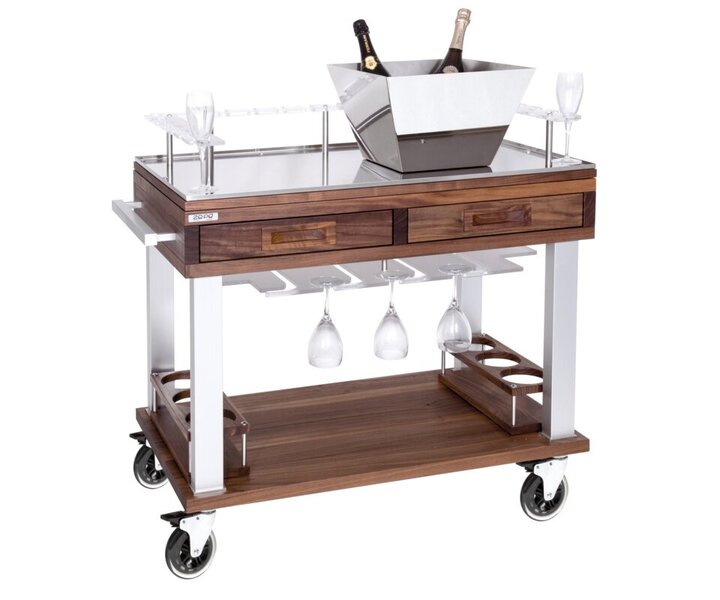 ZEPé Bar & Champagne serving trolley  " Nature "