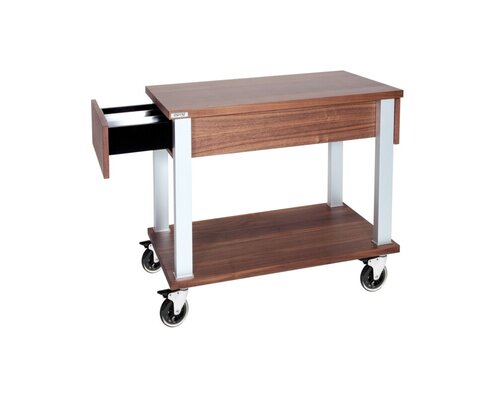 ZEPé Serving trolley  " Nature "  with 2 drawers for flatware