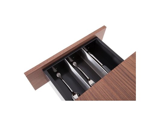 ZEPé Serving trolley  " Nature "  with 2 drawers for flatware