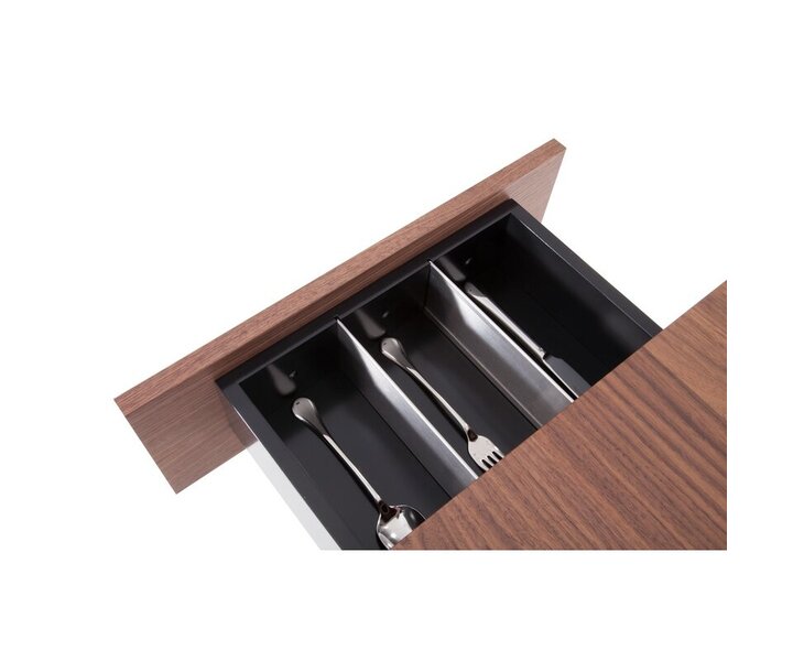 ZEPé Serving trolley  " Nature "  with 2 drawers for flatware