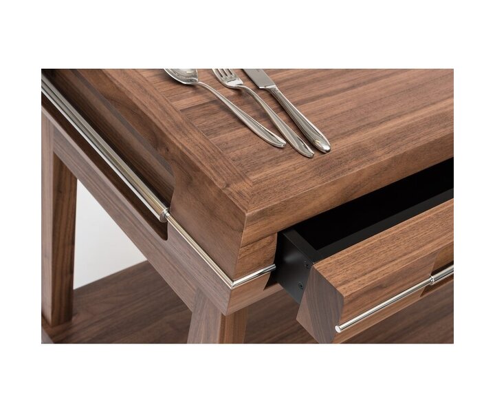 ZEPé Serving trolley  " Nature "  de luxe finish