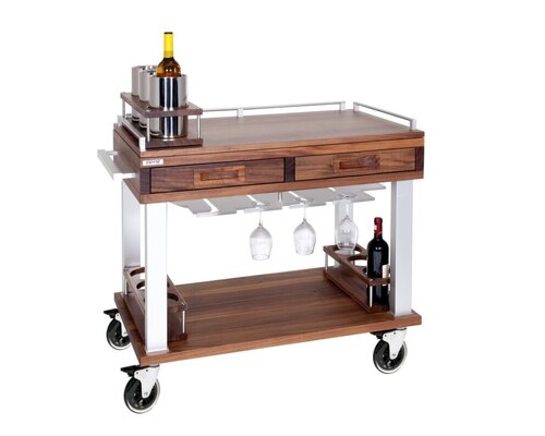 ZEPé Bar & wine serving trolley  " Nature "