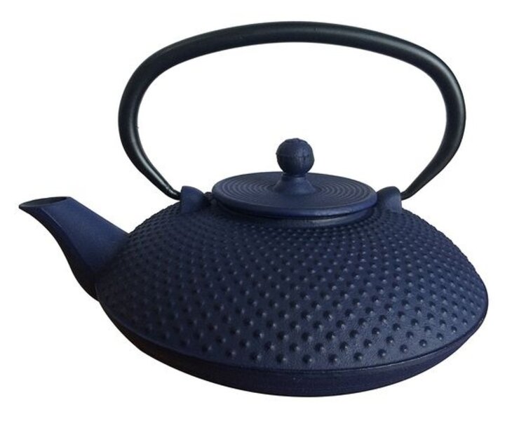 M&T Cast iron teapot blue 80 cl " Fuji "