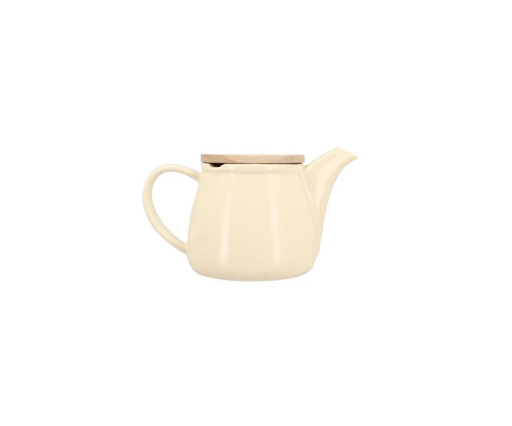 M&T Theekan 50 cl beige kleur aardewerk