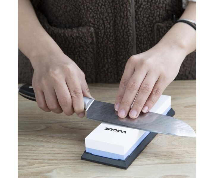 VOGUE  Slijpsteen met grove en fijne kant