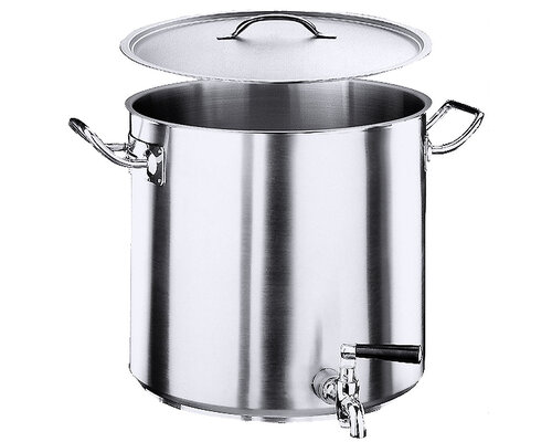 M&T Marmite 70 litres avec robinet Ø 45 cm livré avec couvercle