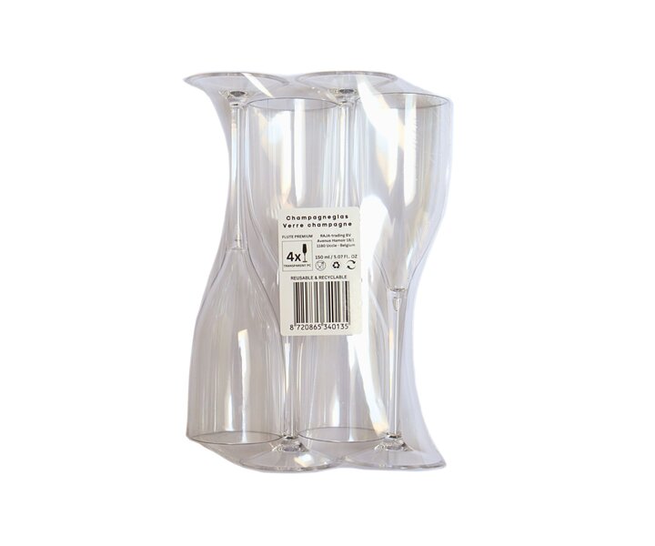 M&T Flûte à champagne réutilisable 150 ml