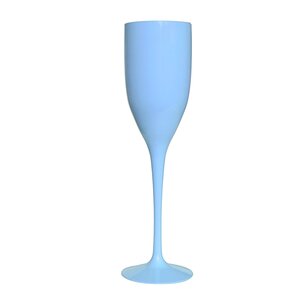 M & T  Herbruikbare champagnefluit 150 ml - Blauw