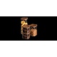 M&T Storage jar 1,8 liter glass with wooden lid