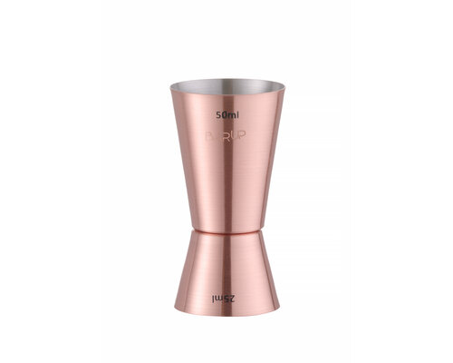 BAR UP  Doseur " timbale " 25/50 ml  inoxydable cuivré