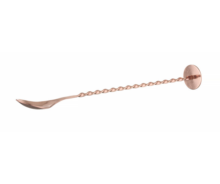 BAR UP  Bar spoon with muddler coppered stainless steel