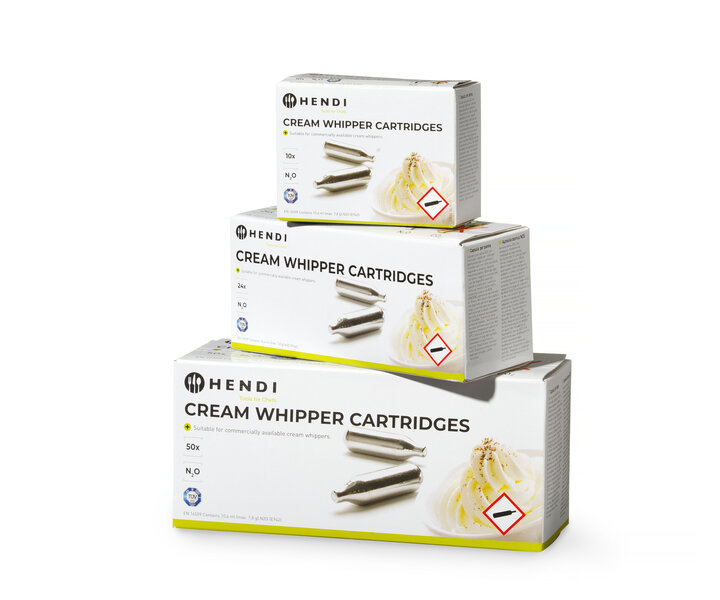 HENDI Cream whipper cartridges packed by 10 pieces
