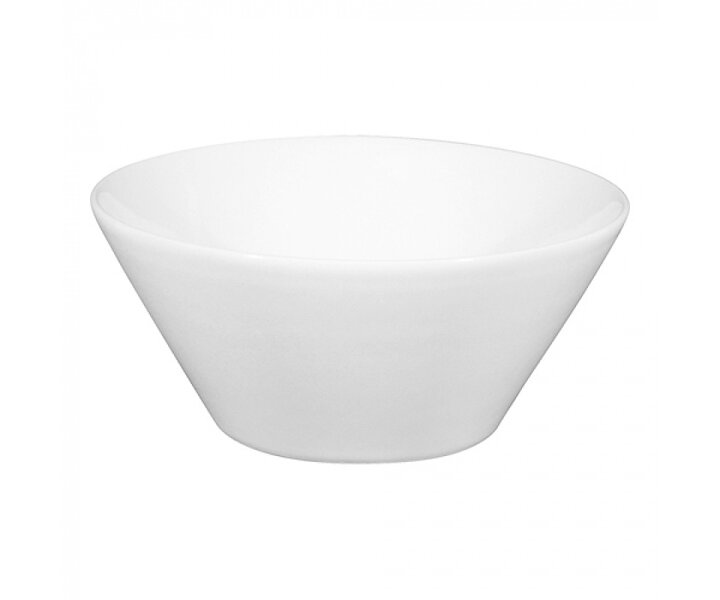 M&T Conische bowl wit porselein ø 18 cm hoogte 8 cm