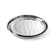 M&T Plateau de service rond en inoxydable   ⌀ 400 x (H)19 mm