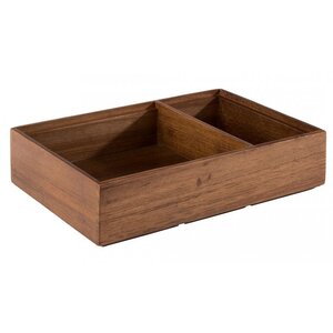 M & T  Box made of acacia wood 225 x 150 x (H) 55 mm " Woody "