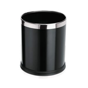 M&T Waste bin black metal