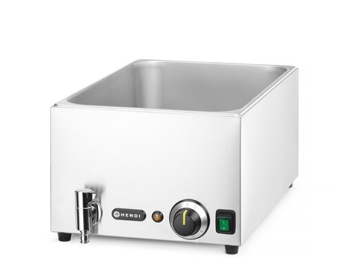 HENDI Bain marie GN 1/1 avec robinet
