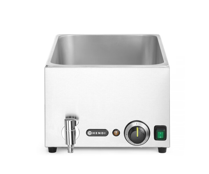 HENDI Bain marie GN 1/1 avec robinet